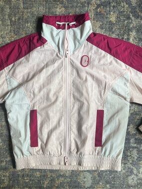 Coach Pink and Magenta Color-block 90’s-style Windbreaker
